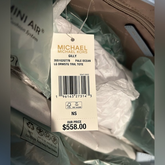 Gorgeous light blue Michael Kors bag AND matching wallet - Picture 4 of 7